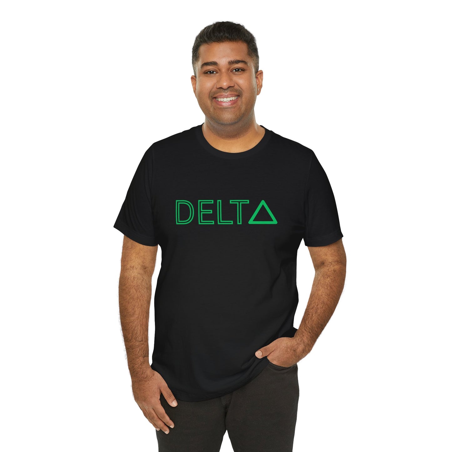 Delta Graphic Unisex Tee — Minimalist Fraternity T-Shirt - S&B