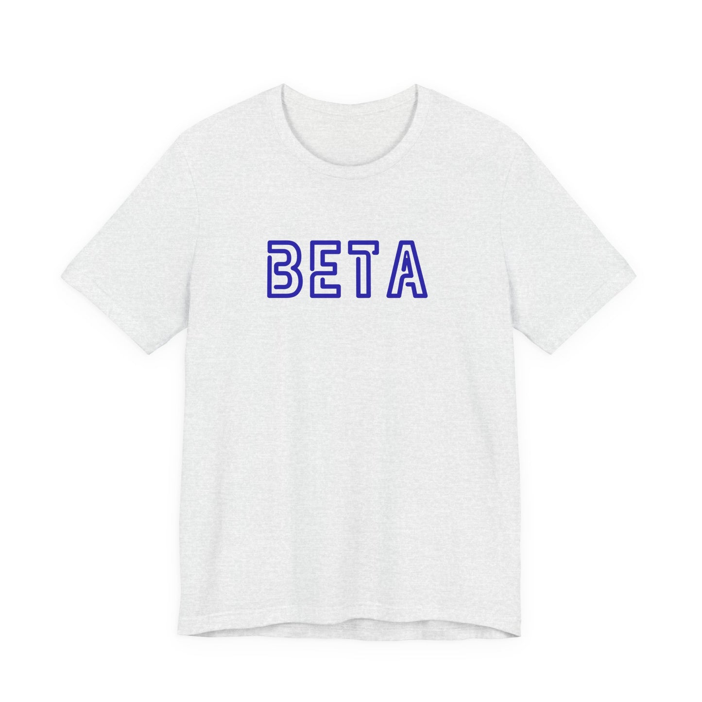 Beta Graphic Unisex Tee — Retro Collegiate Lettering T-Shirt