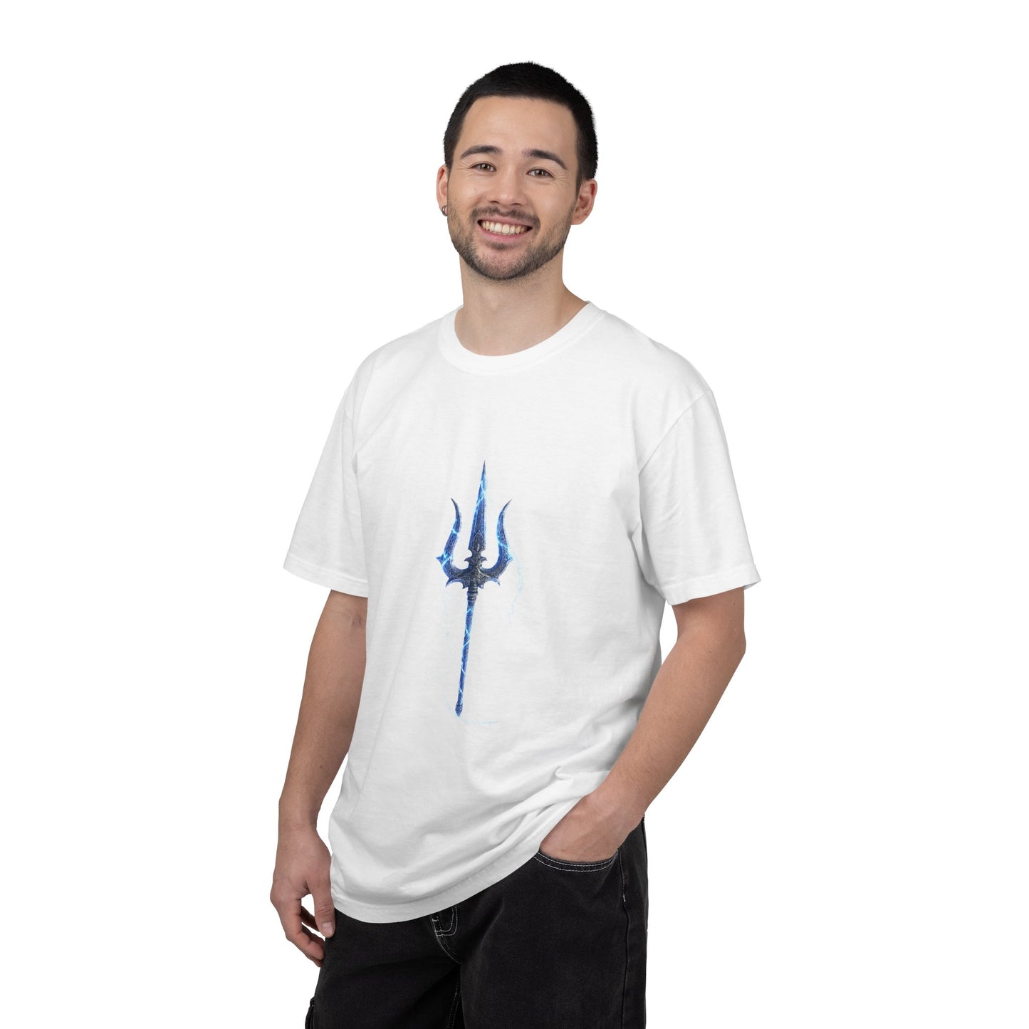 Trident Graphic Unisex T-Shirt — Blue Neptune - S&B