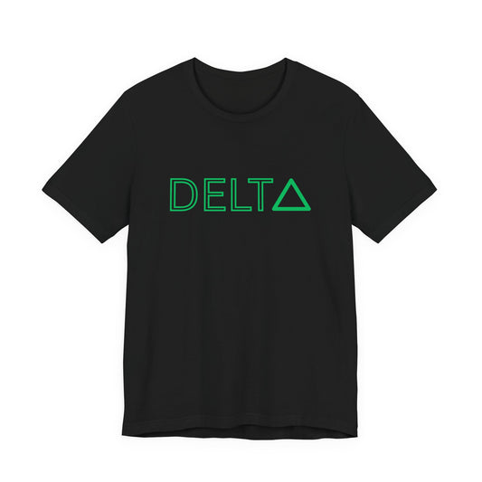 Delta Graphic Unisex Tee — Minimalist Fraternity T-Shirt - S&B