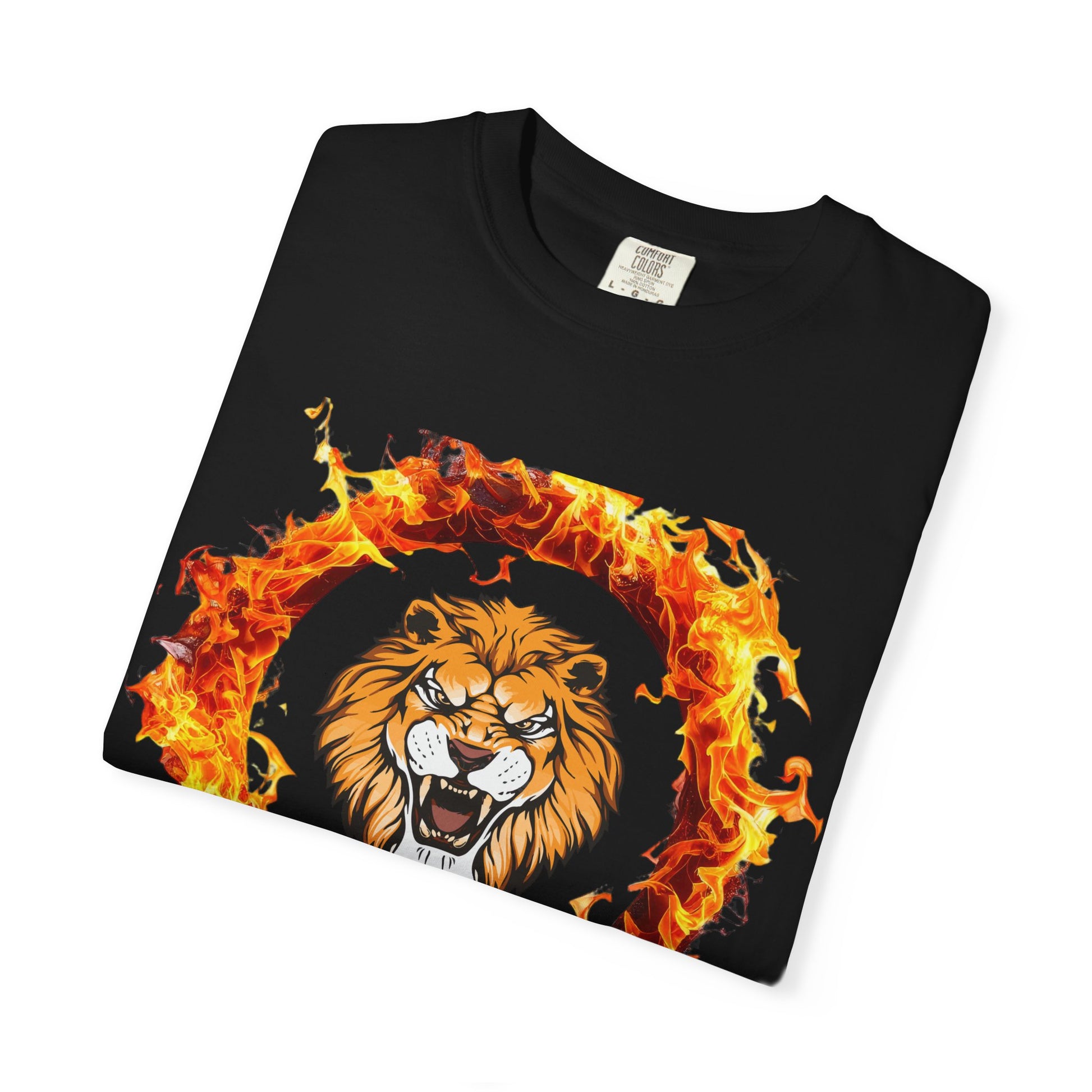 Lion Fire Graphic Unisex T-Shirt - S&B