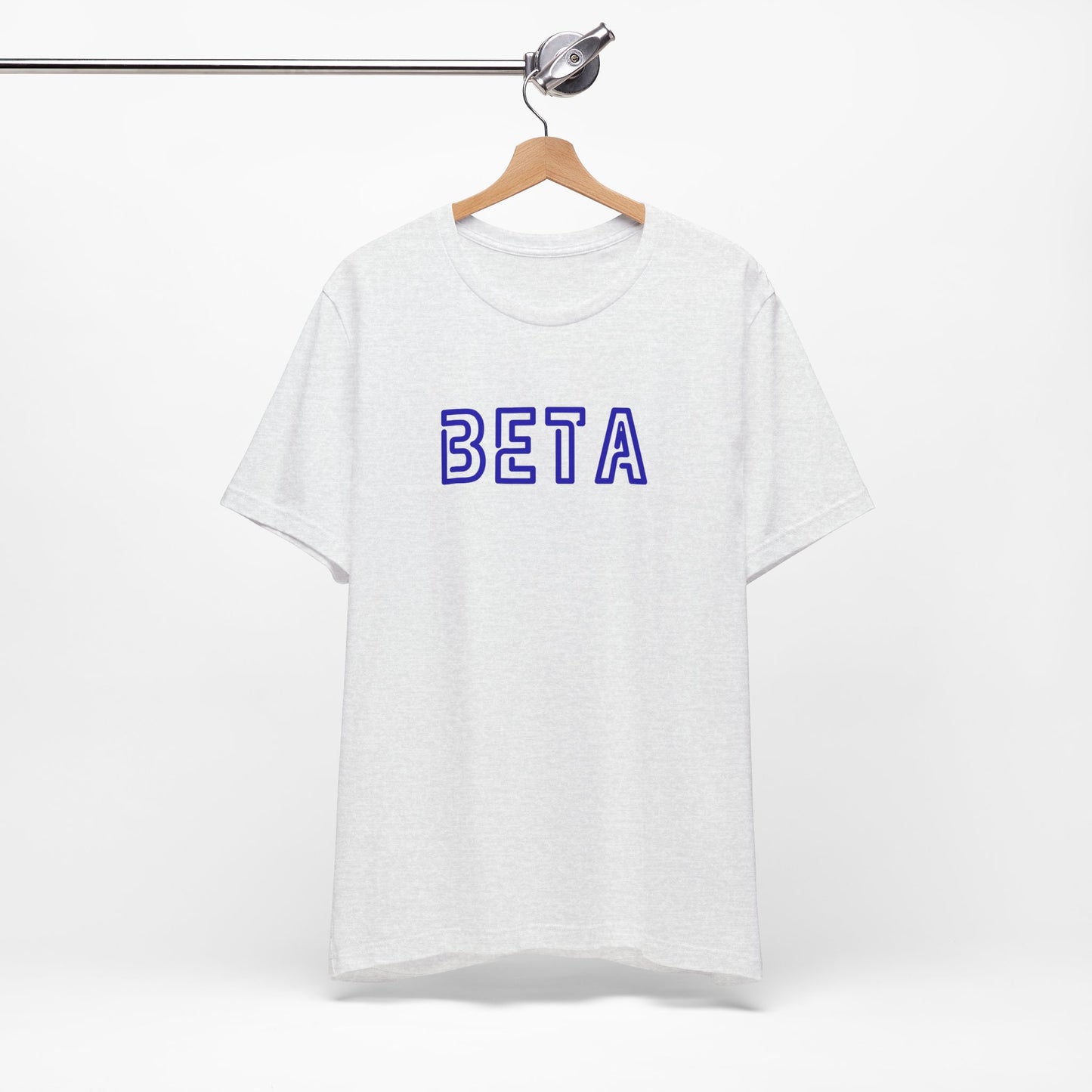 Beta Graphic Unisex Tee — Retro Collegiate Lettering T-Shirt - S&B