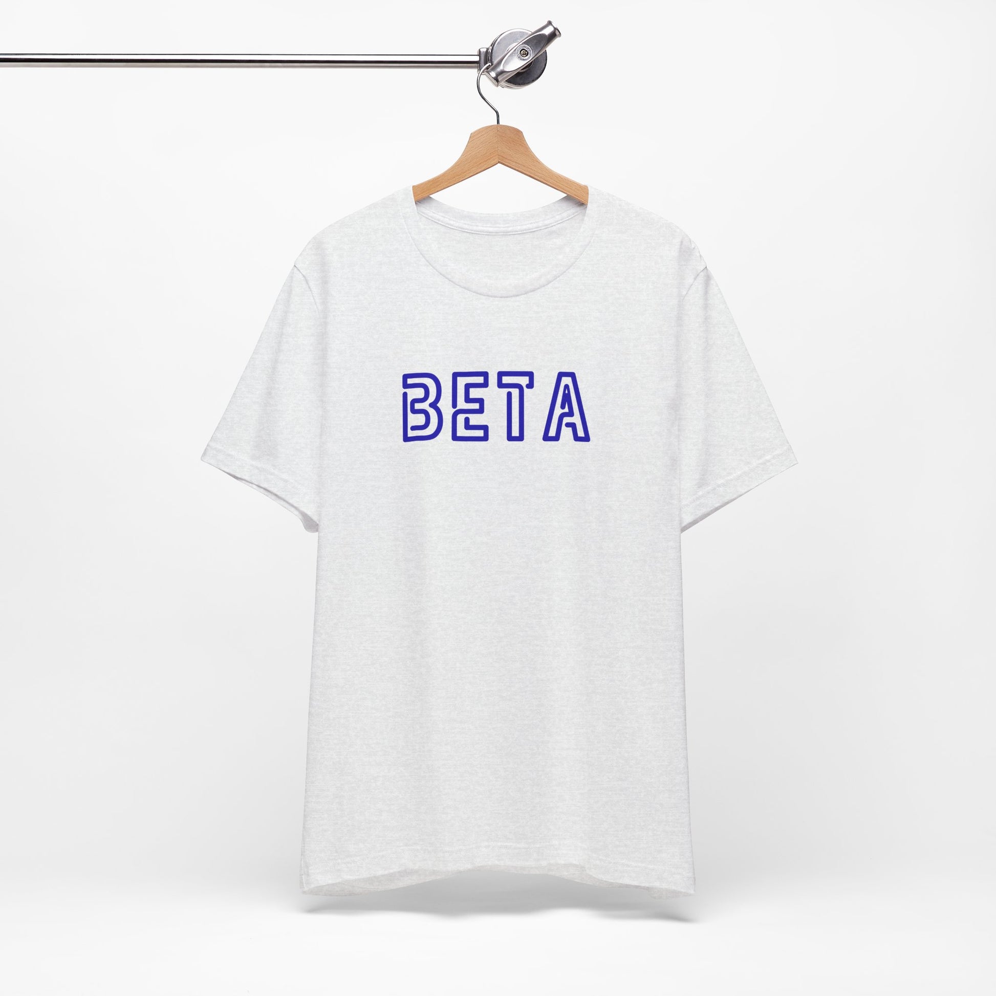 Beta Graphic Unisex Tee — Retro Collegiate Lettering T-Shirt - S&B