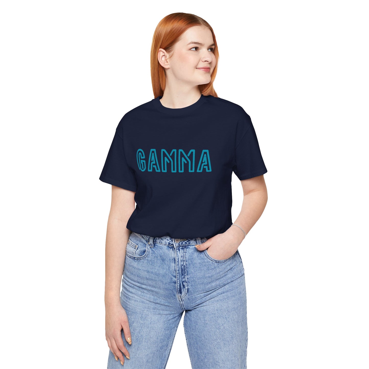 Gamma Unisex T‑Shirt — Retro Blue Fraternity Tee - S&B
