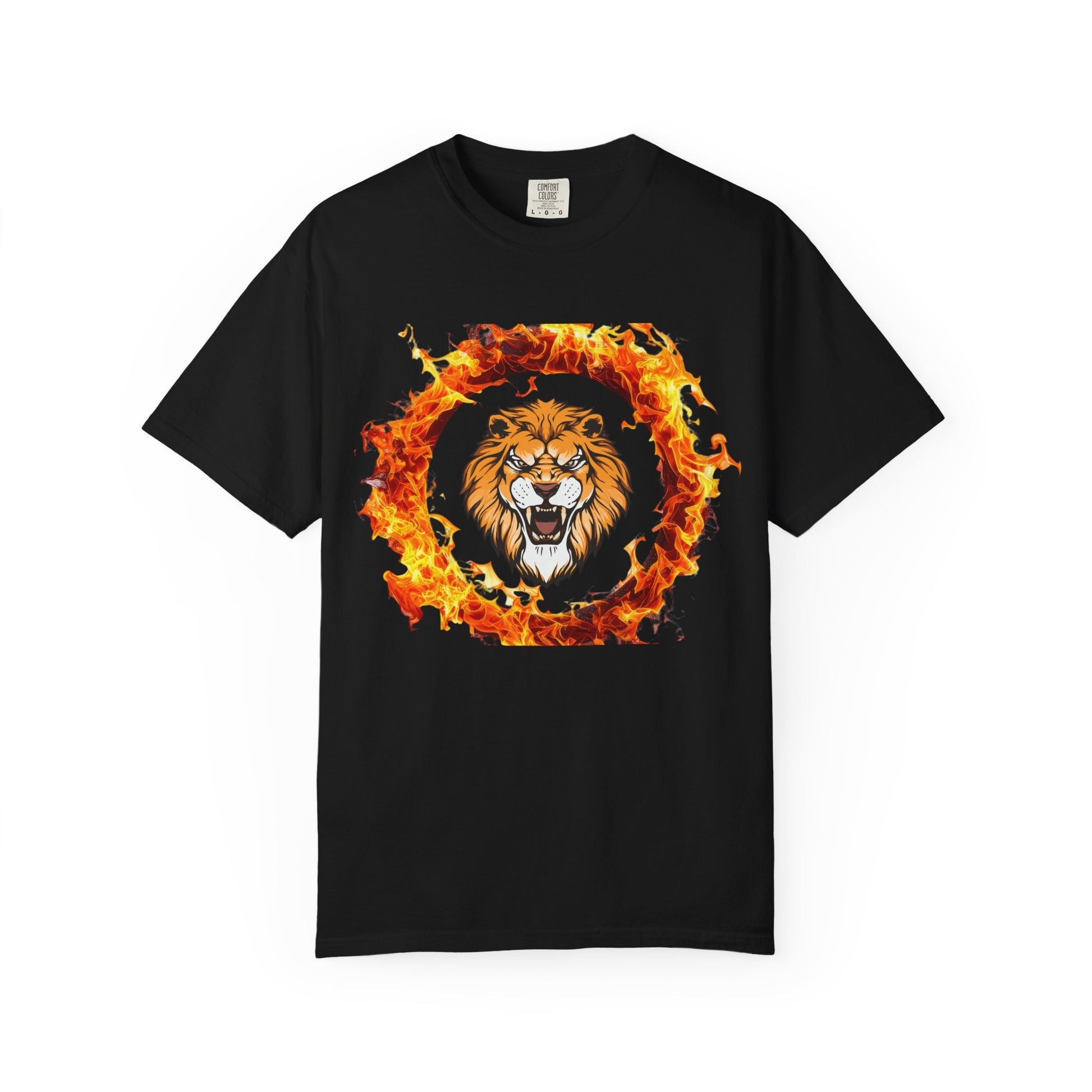 Lion Fire Graphic Unisex T-Shirt - S&B
