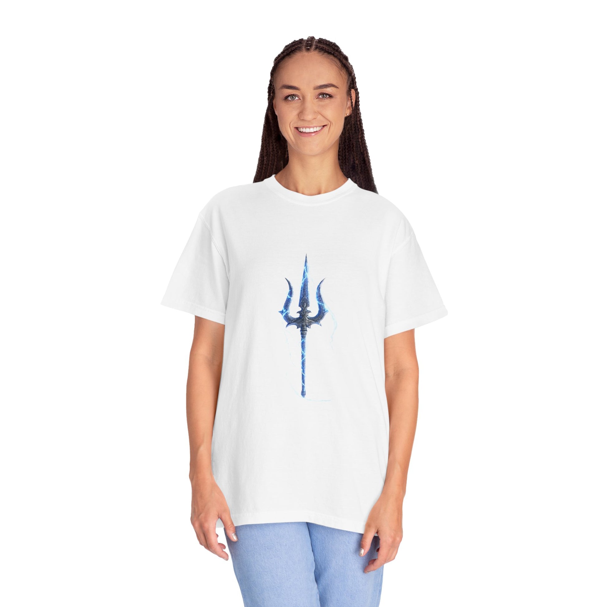 Trident Graphic Unisex T-Shirt — Blue Neptune - S&B