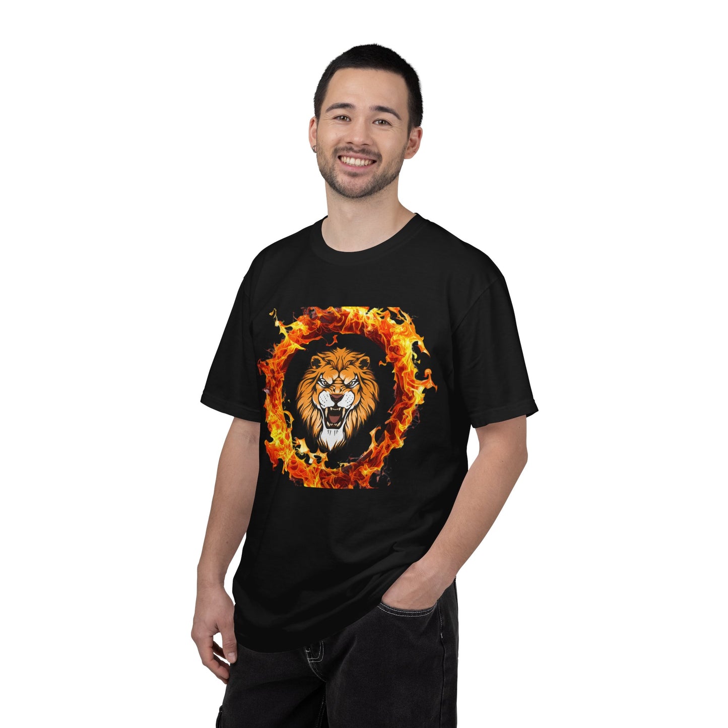 Lion Fire Graphic Unisex T-Shirt - S&B