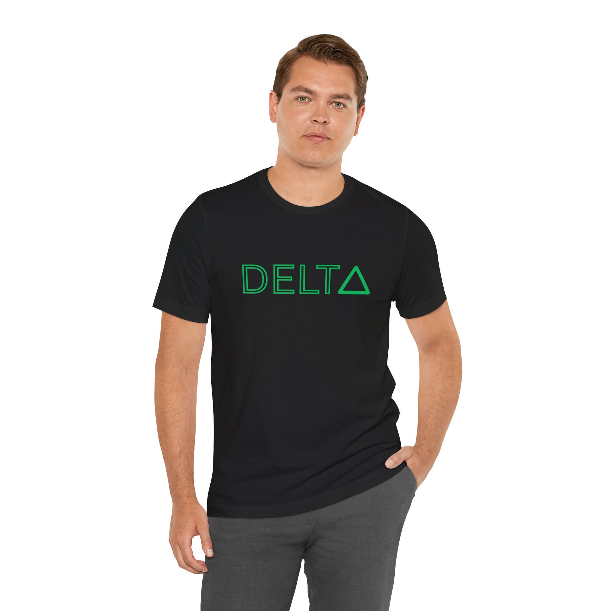 Delta Graphic Unisex Tee — Minimalist Fraternity T-Shirt - S&B