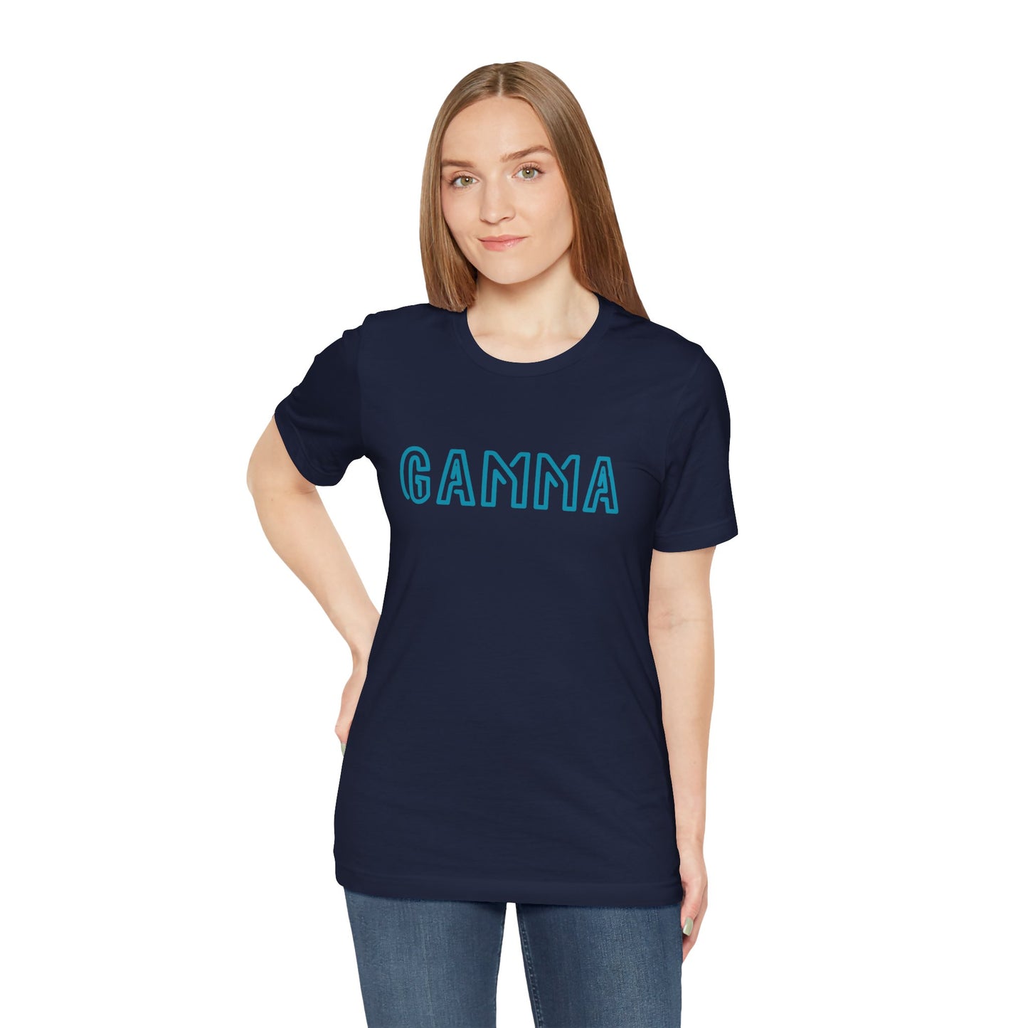 Gamma Unisex T‑Shirt — Retro Blue Fraternity Tee - S&B